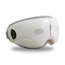 Nexora heated eye massager with Bluetooth music, white, on a white background