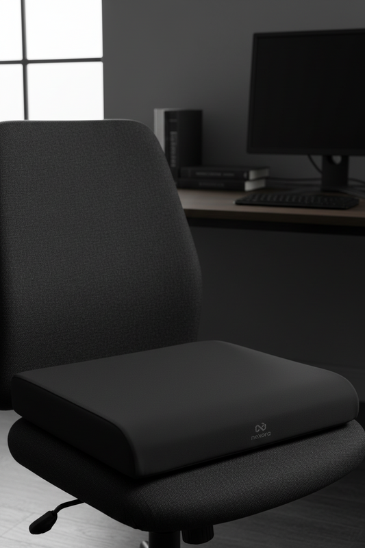 SeatPro seat cushion on an office chair